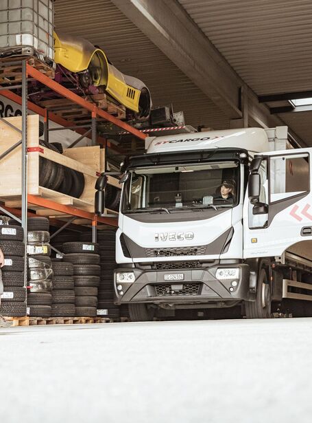 LKW in der Werkstatt - Sycargo AG